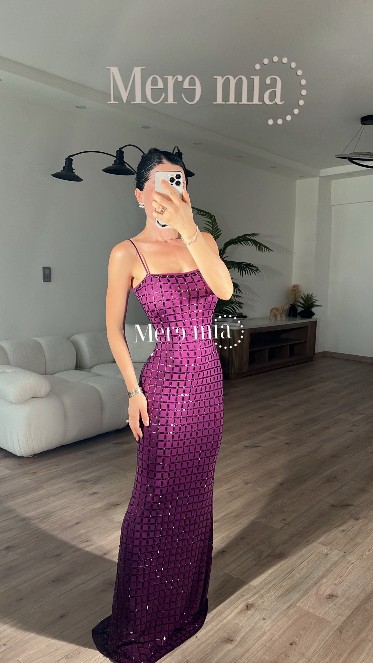 Vestido uva apl