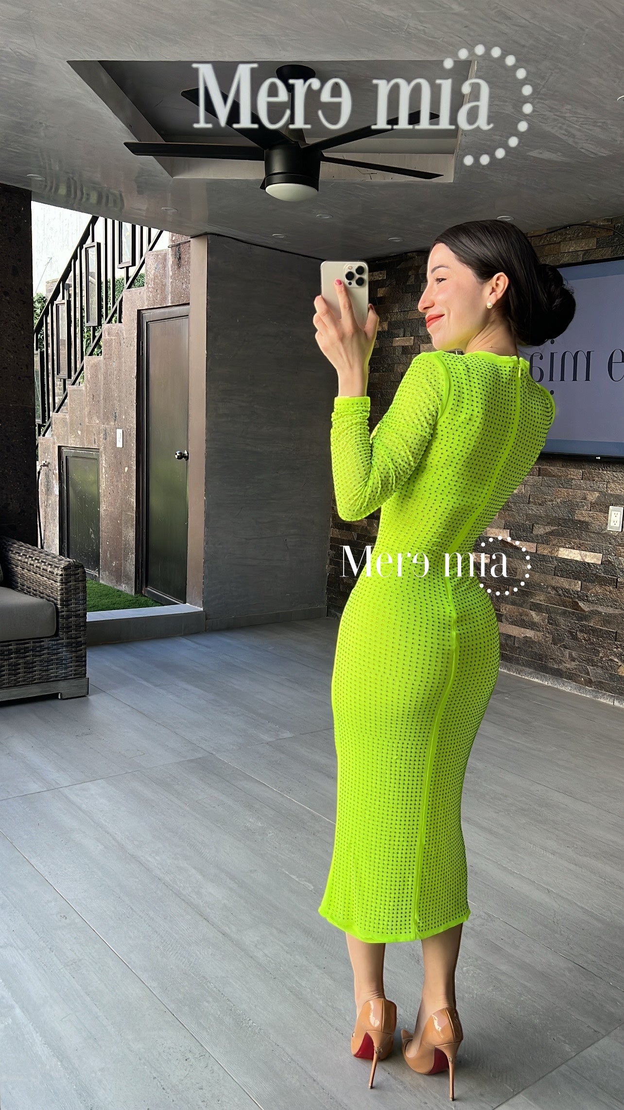 Vestido fosfo aplicaciones