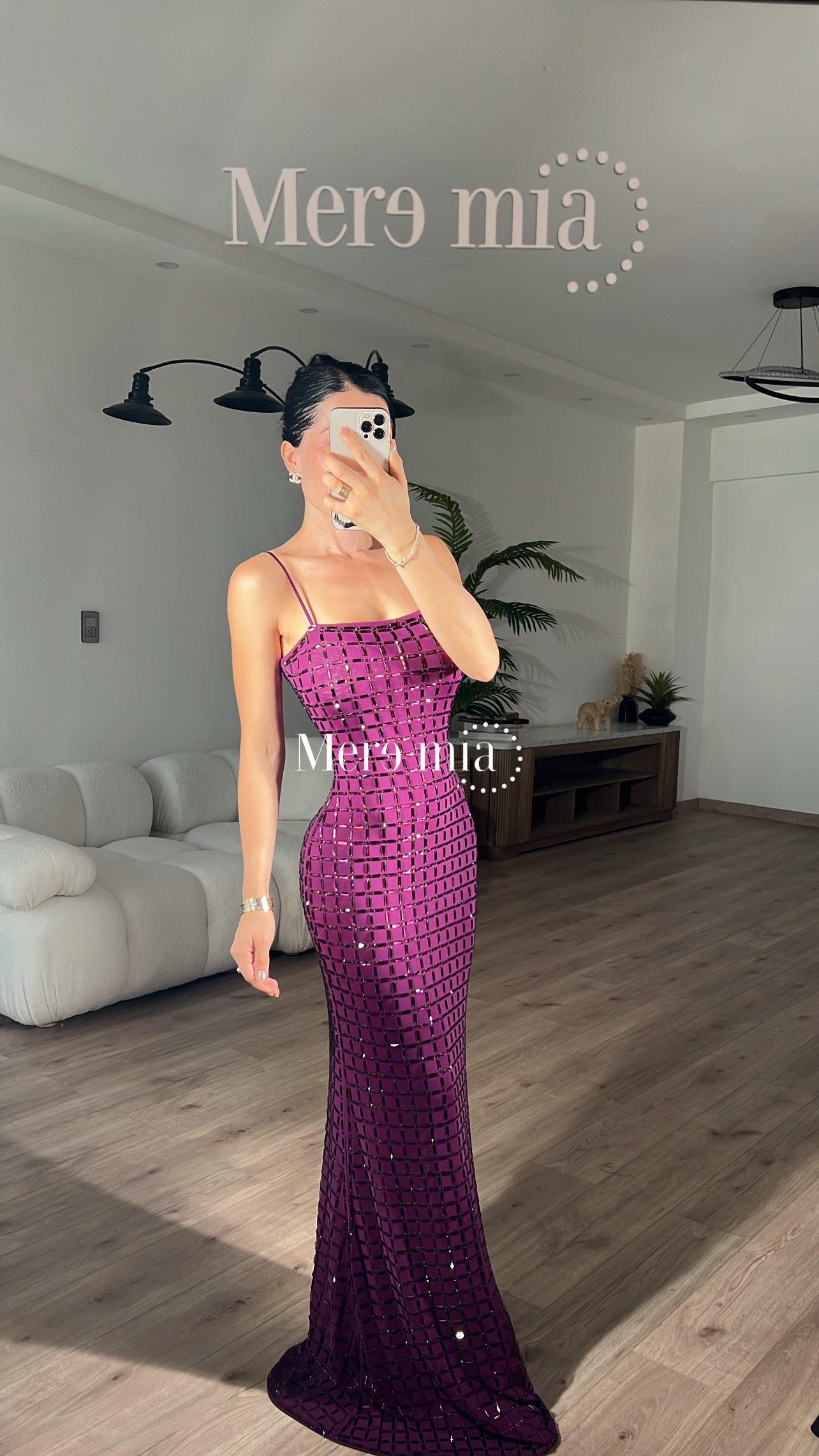 Vestido uva apl