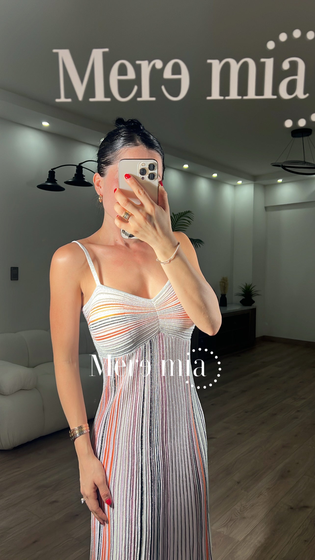 Vestido rayado colores