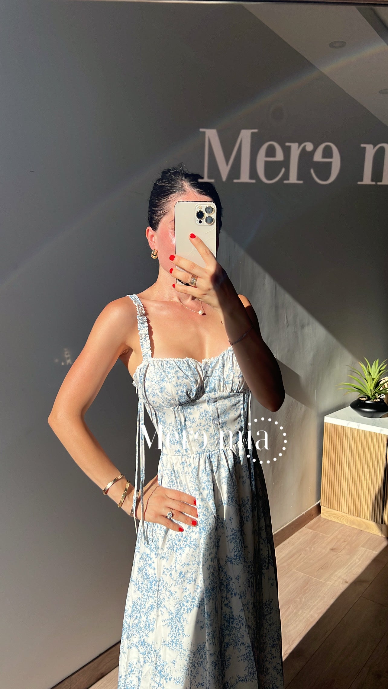Vestido estampado flores