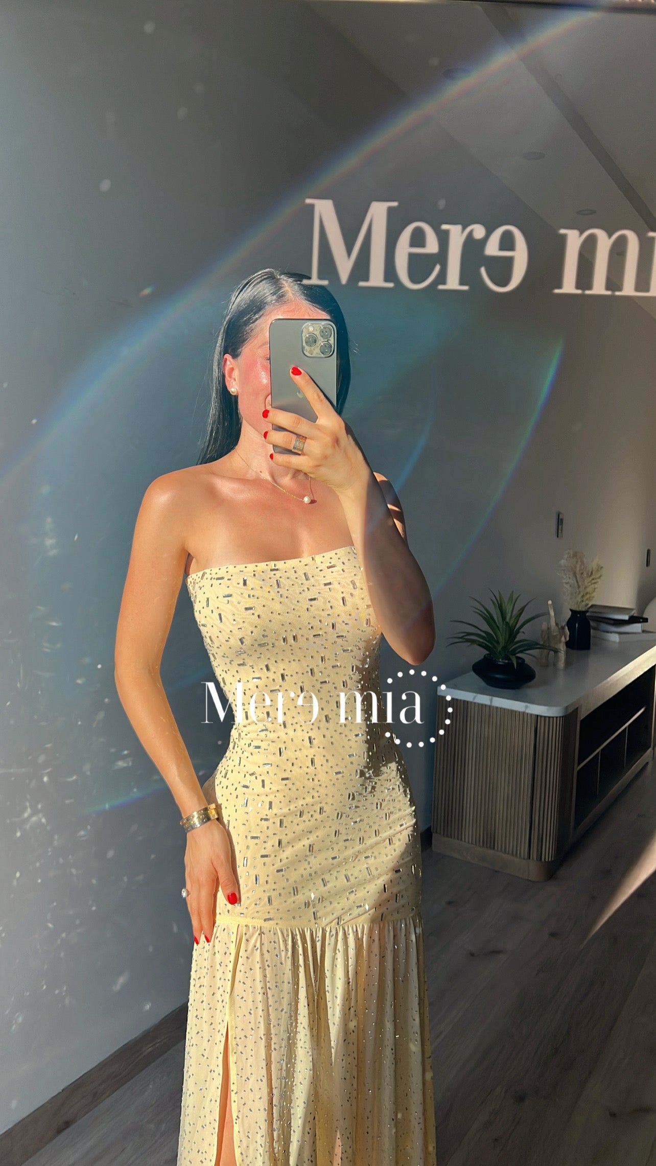 Vestido am apl plata