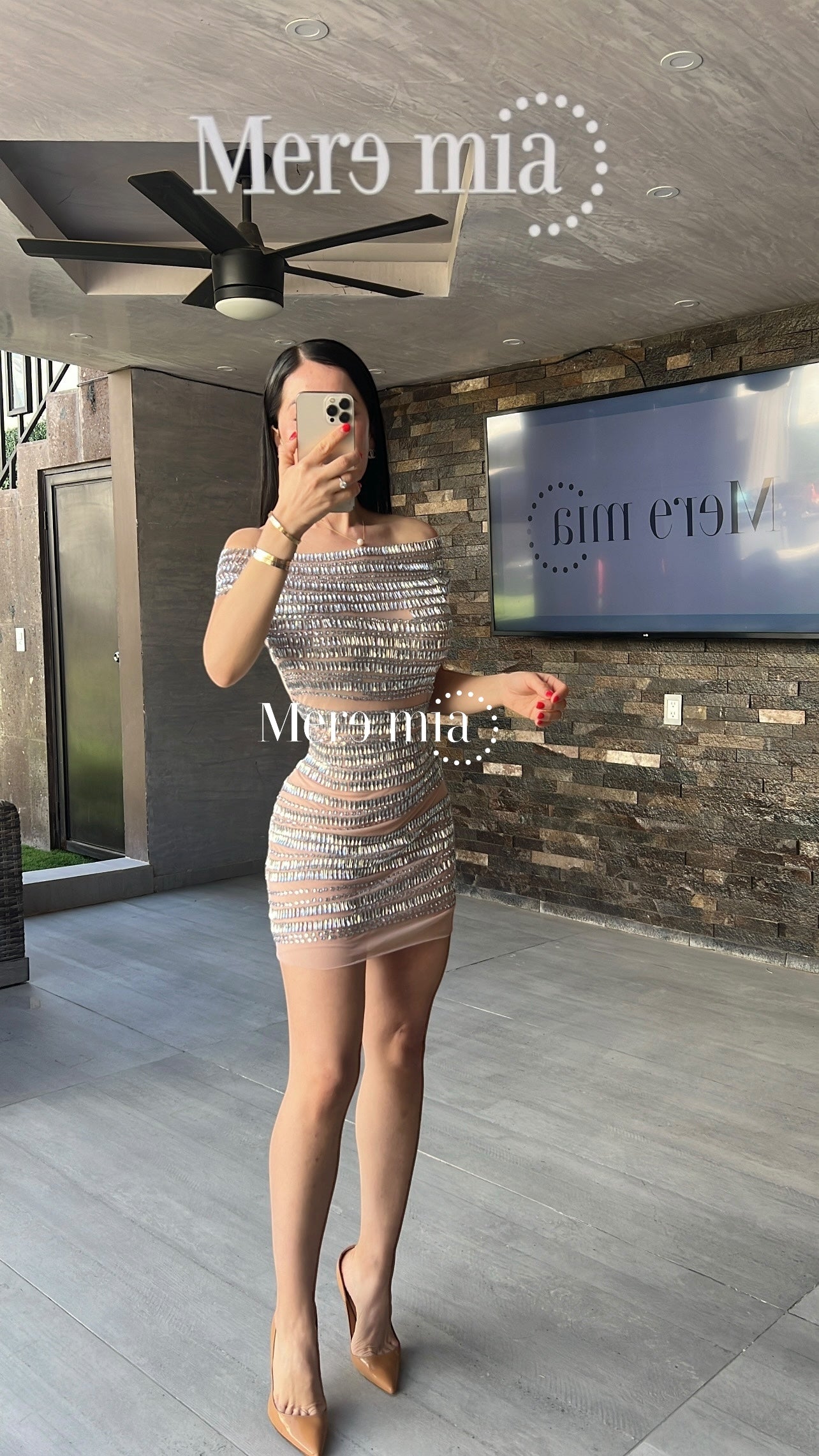 Vestido corto apl