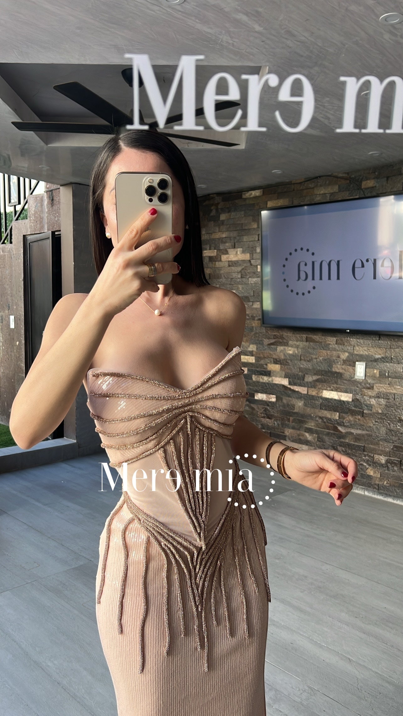 Vestido rosa lent