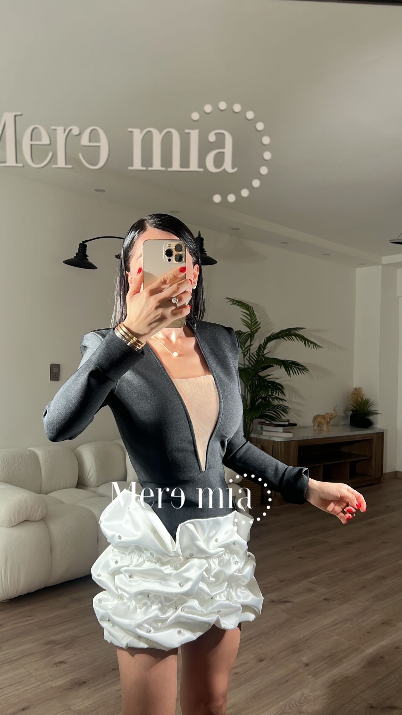 Vestido negro corr