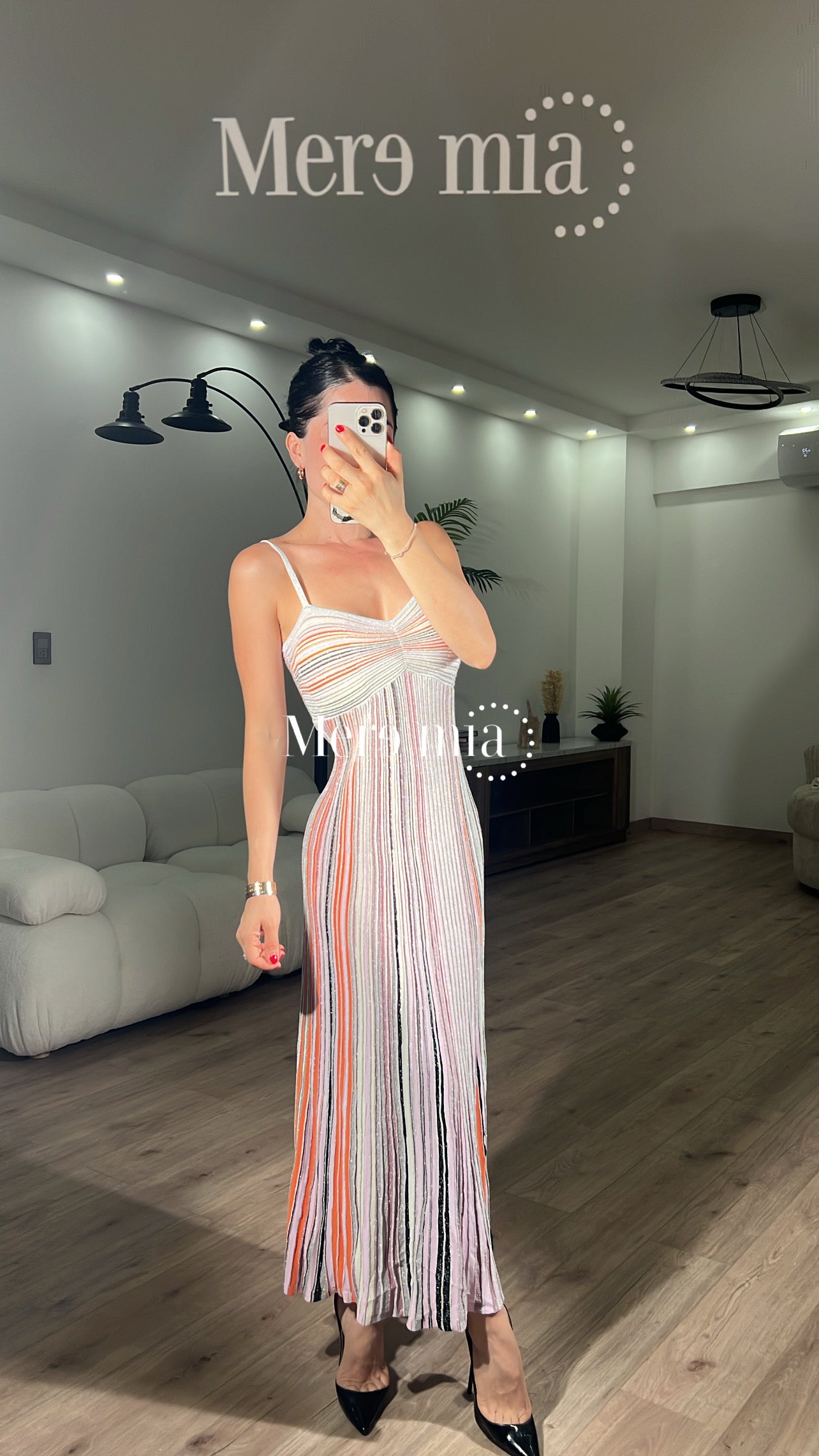 Vestido rayado colores