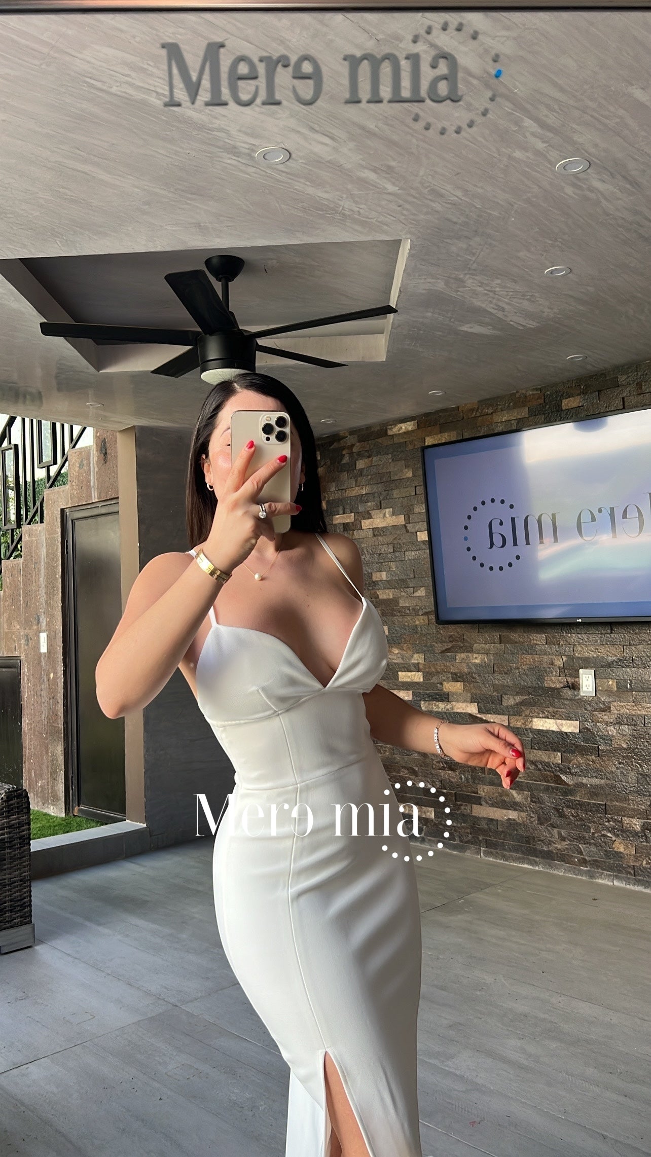 Vestido blanco tirantes