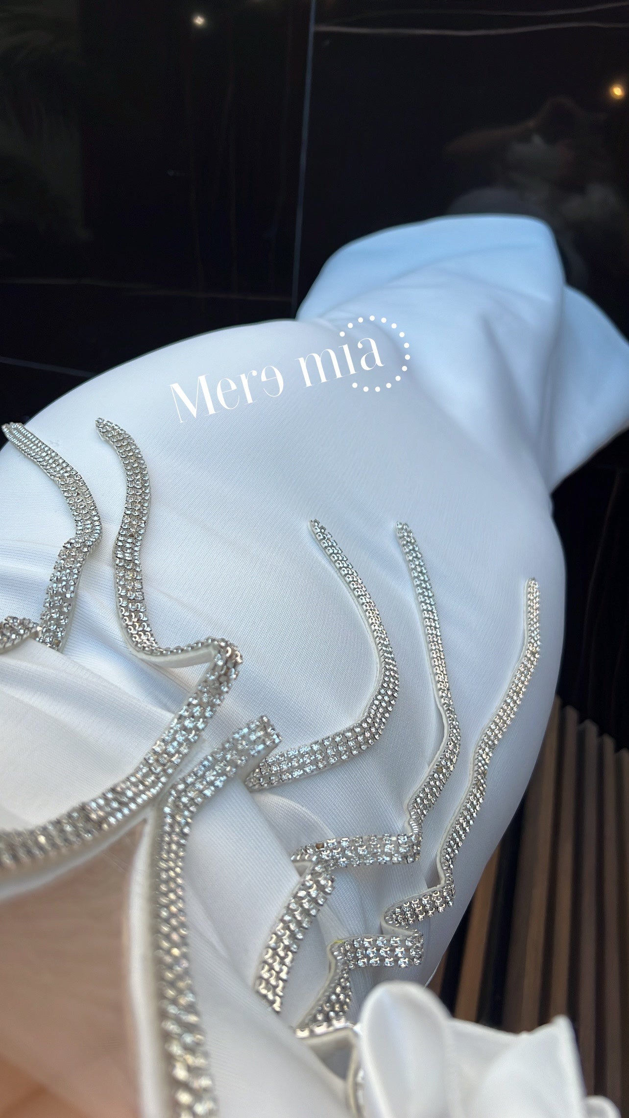 Vestido blanco flores str