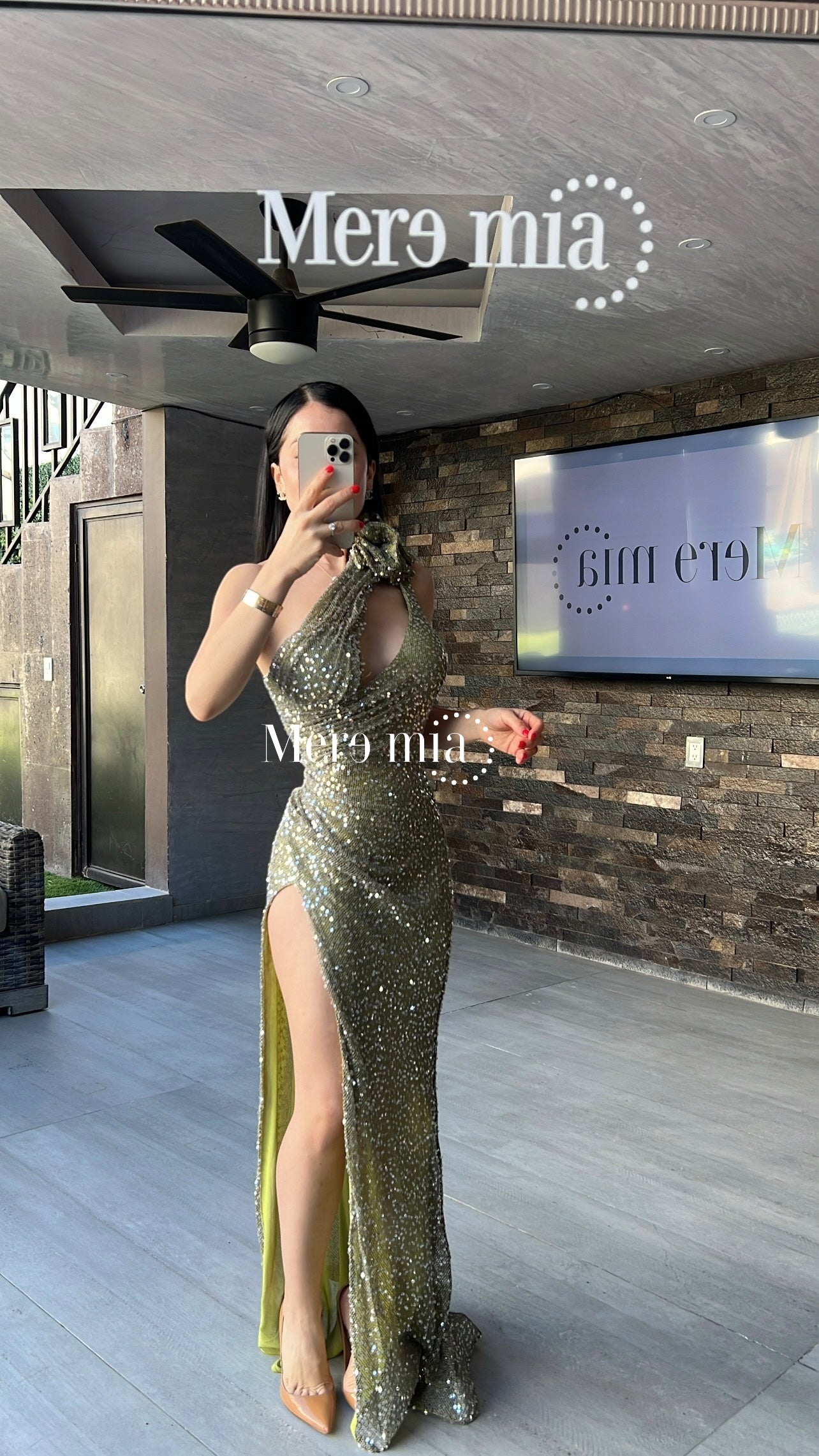 Vestido lent flor