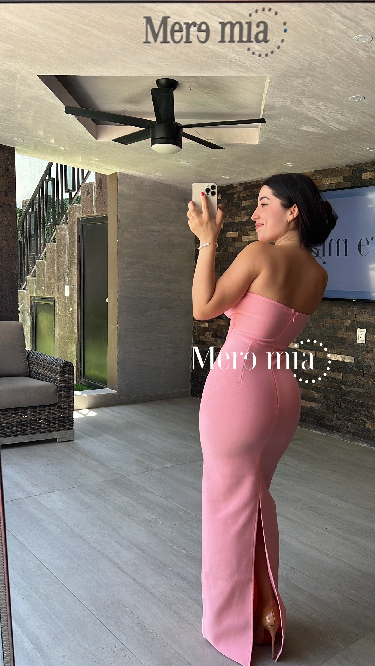 Vestido rosa vib