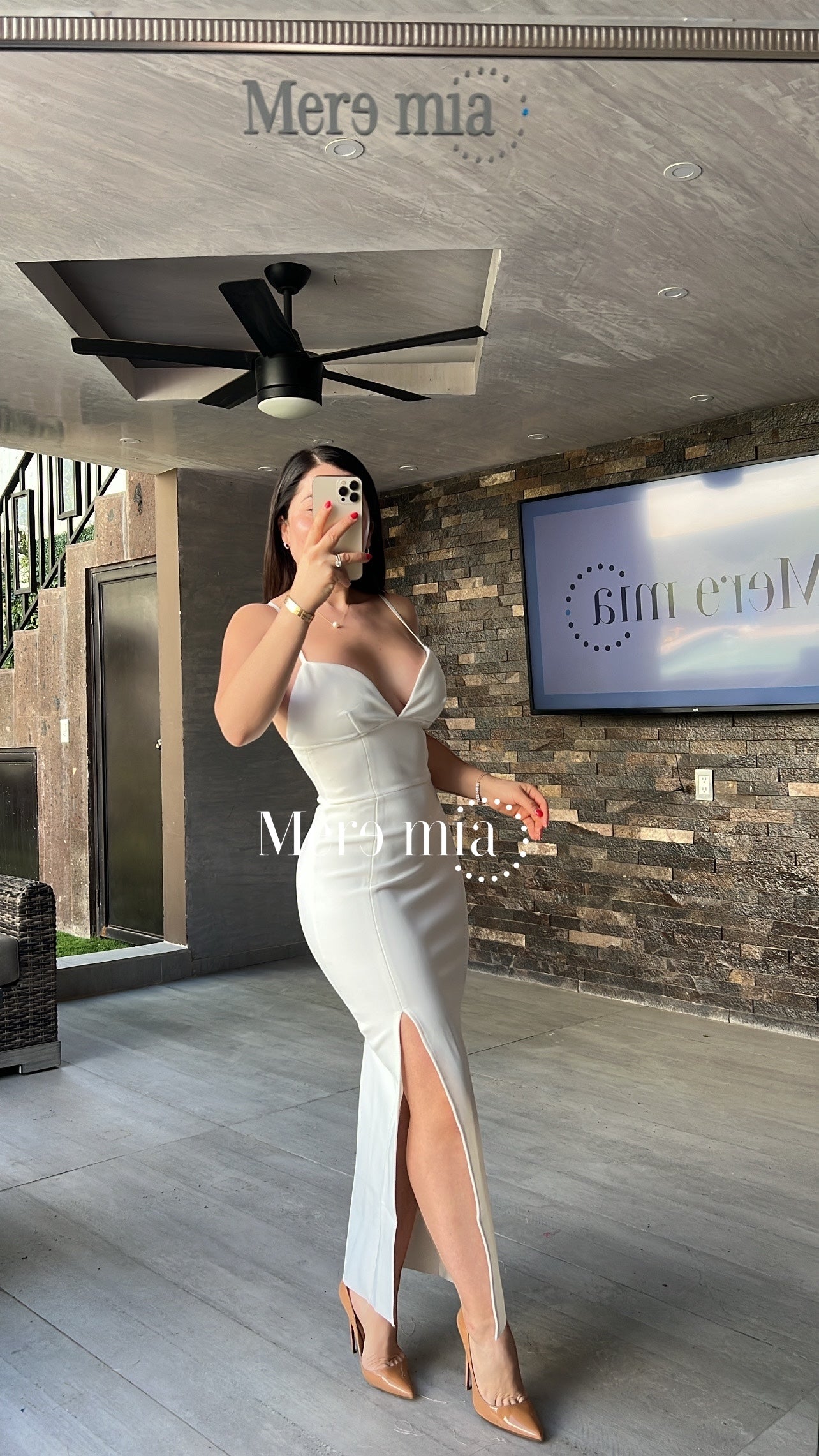 Vestido blanco tirantes