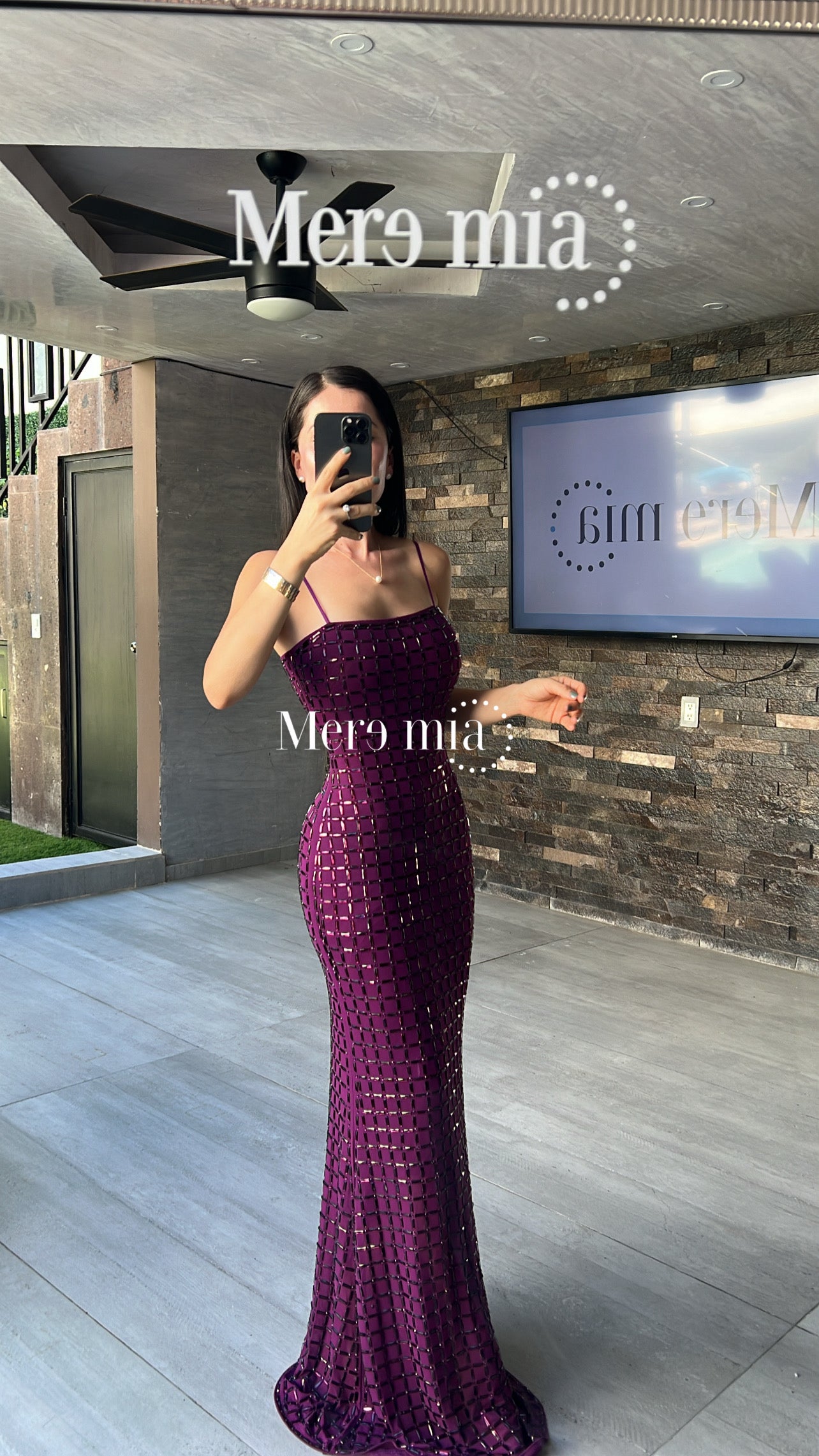 Vestido uva apl