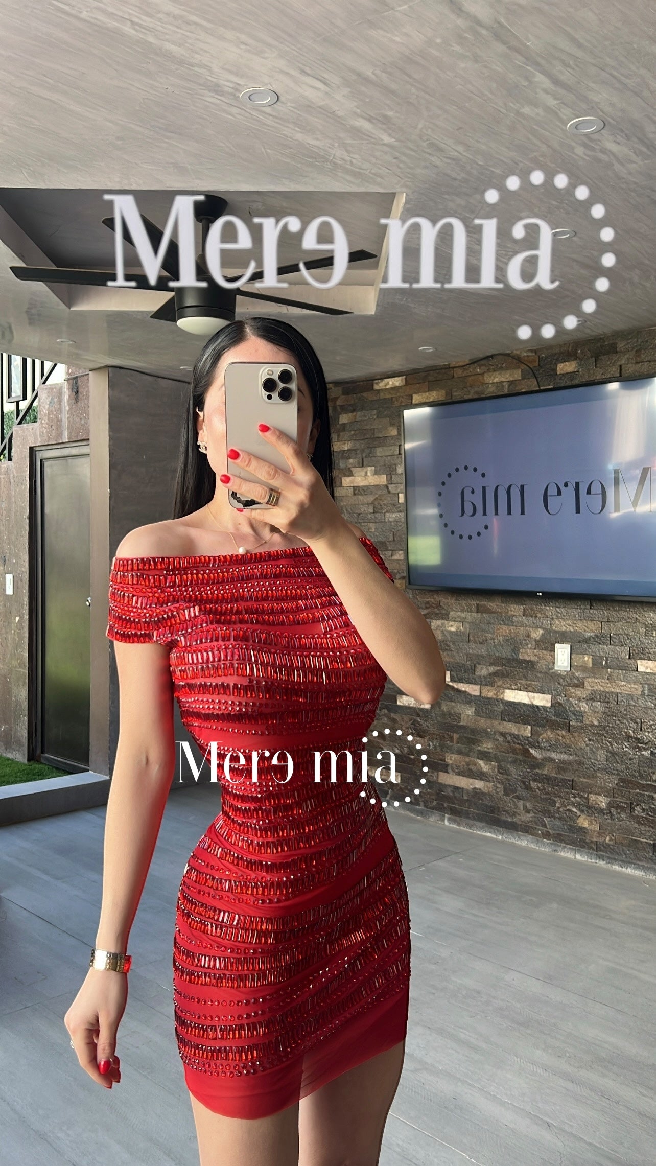 Vestido rojo apl