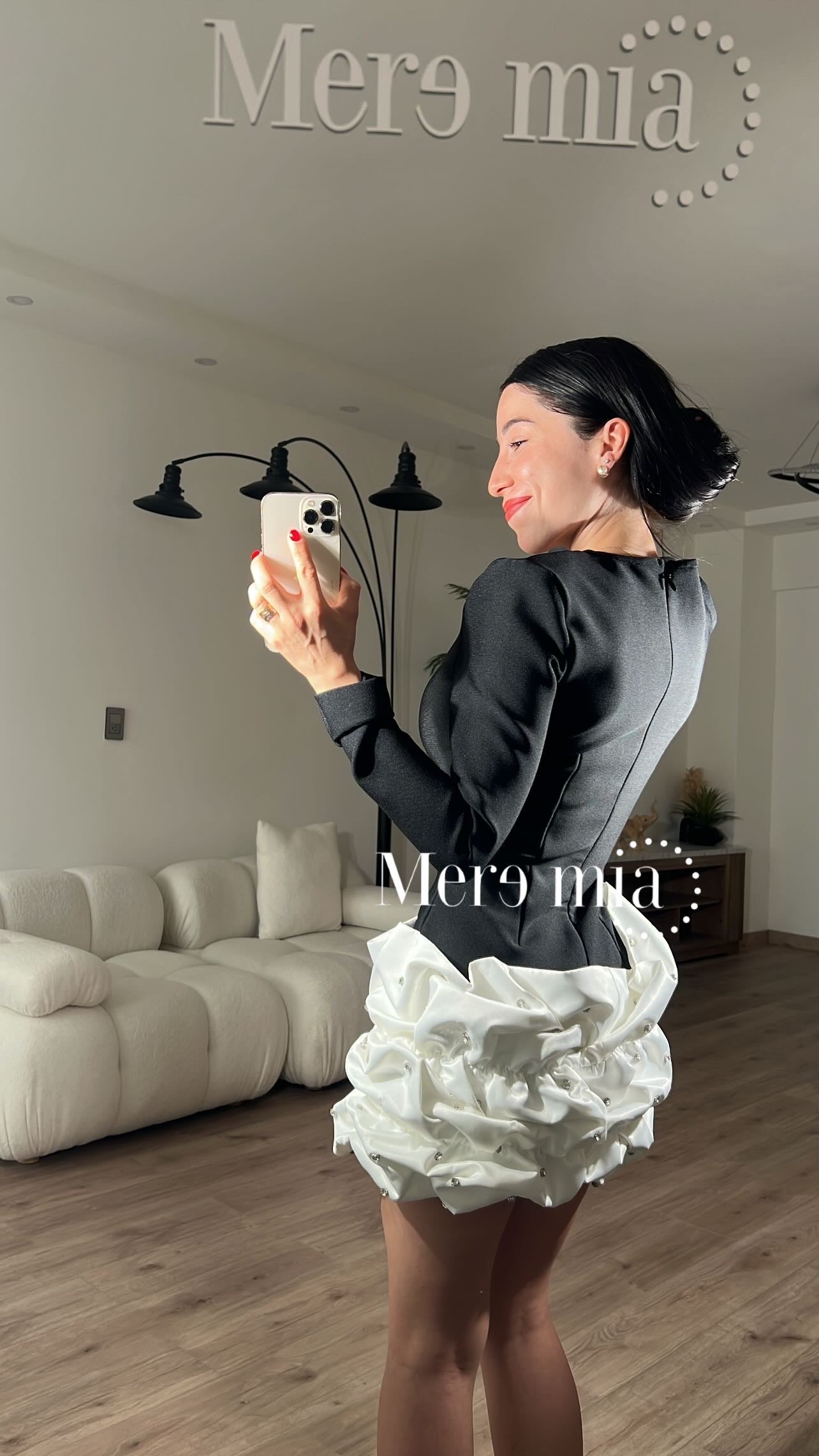Vestido negro corr