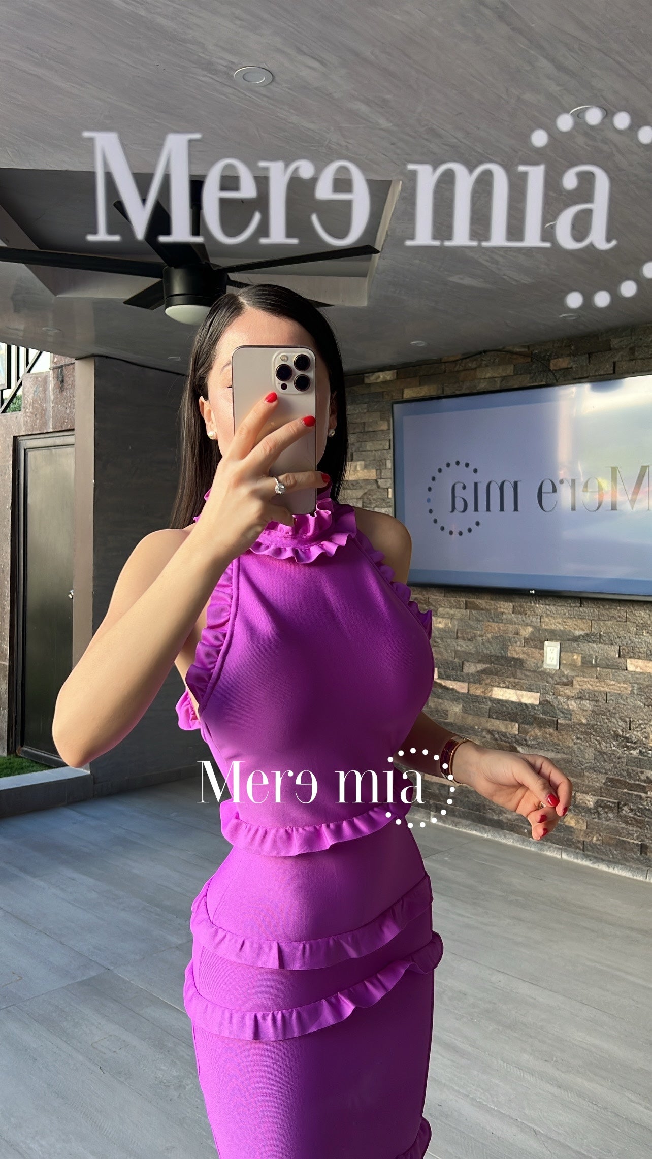 Vestido uva esc olanes