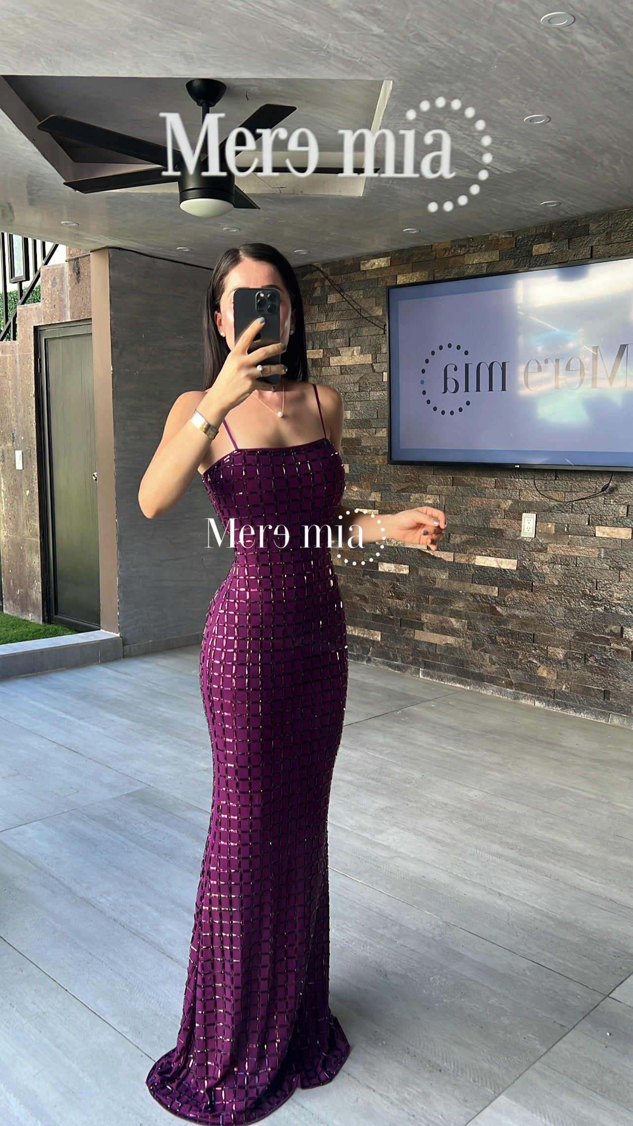 Vestido uva apl