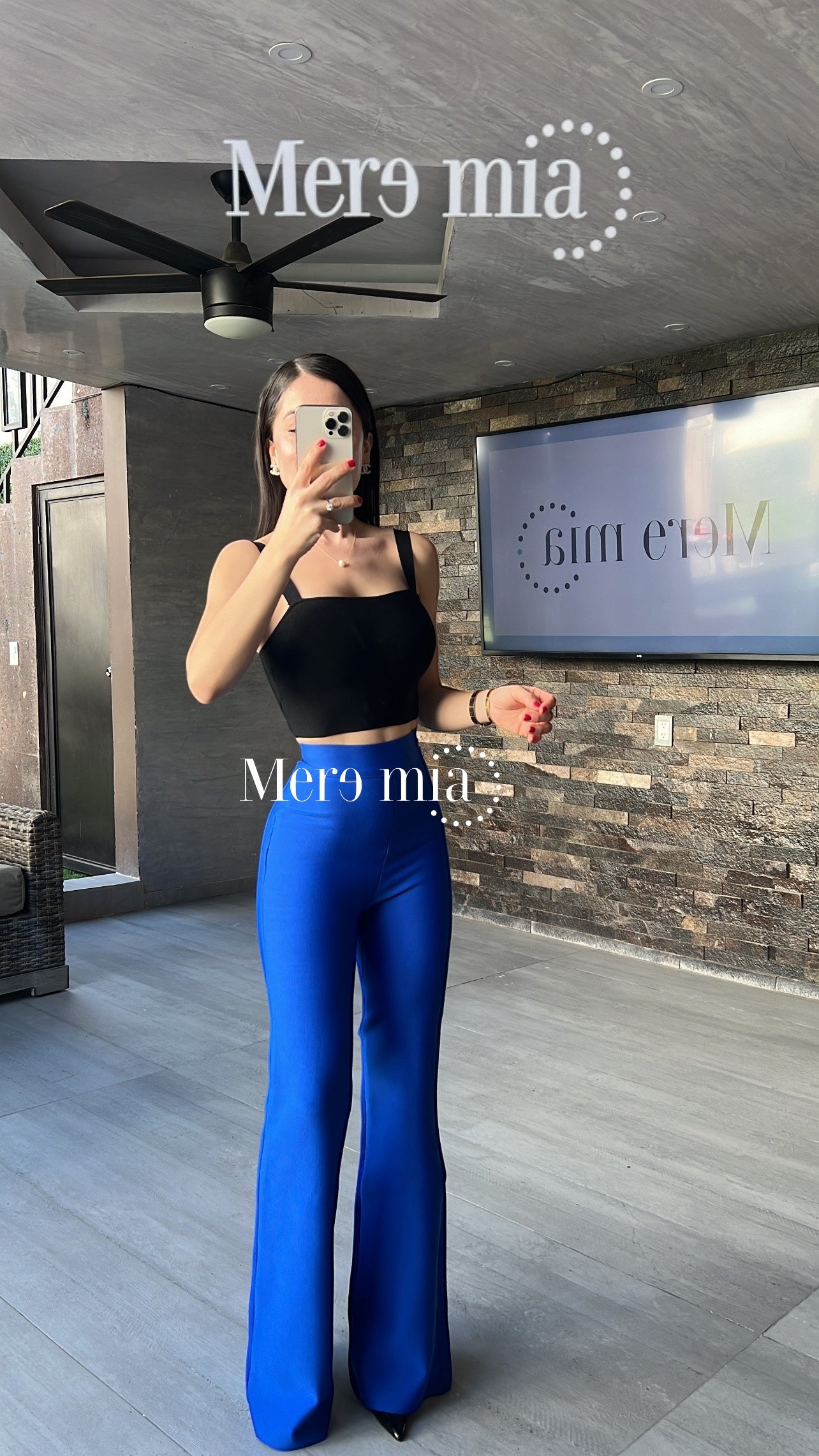Pantalón azul rey