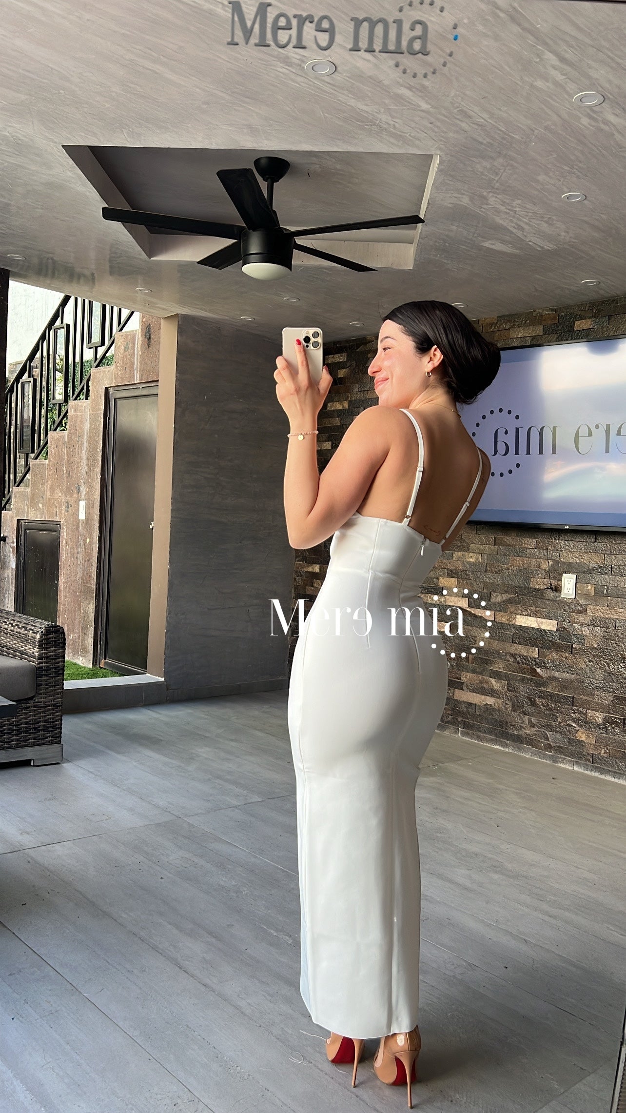 Vestido blanco tirantes