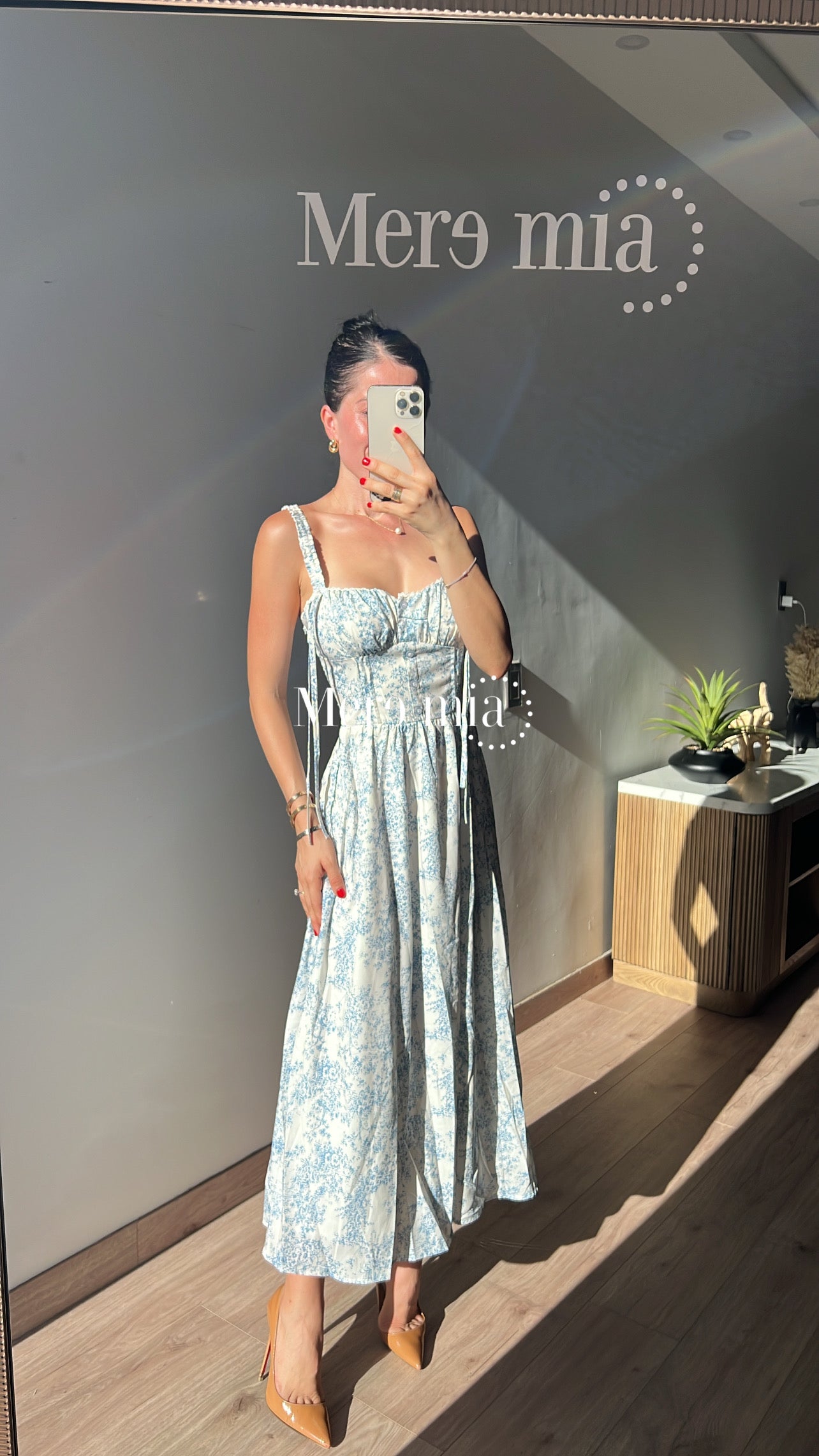 Vestido estampado flores