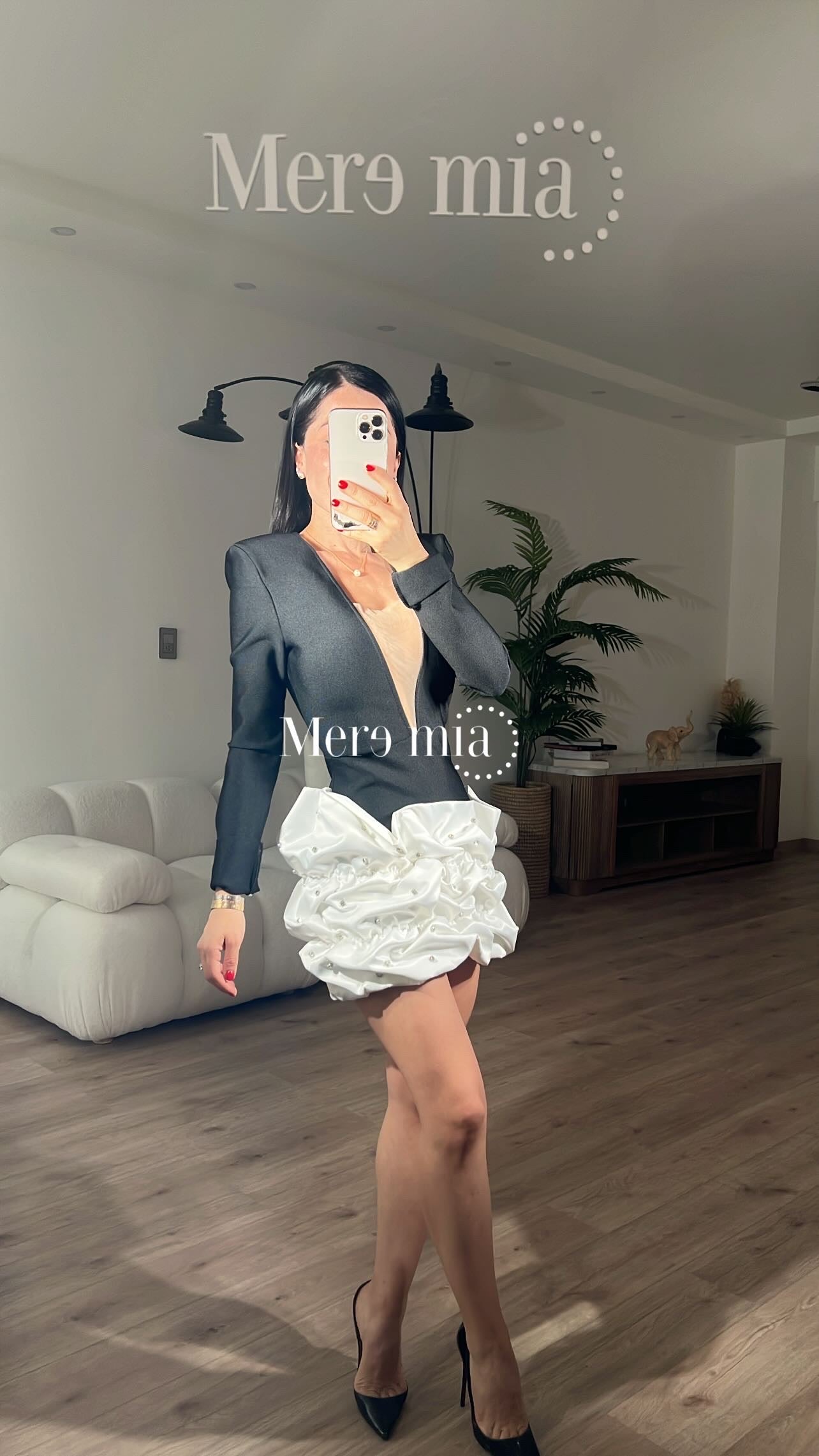 Vestido negro corr