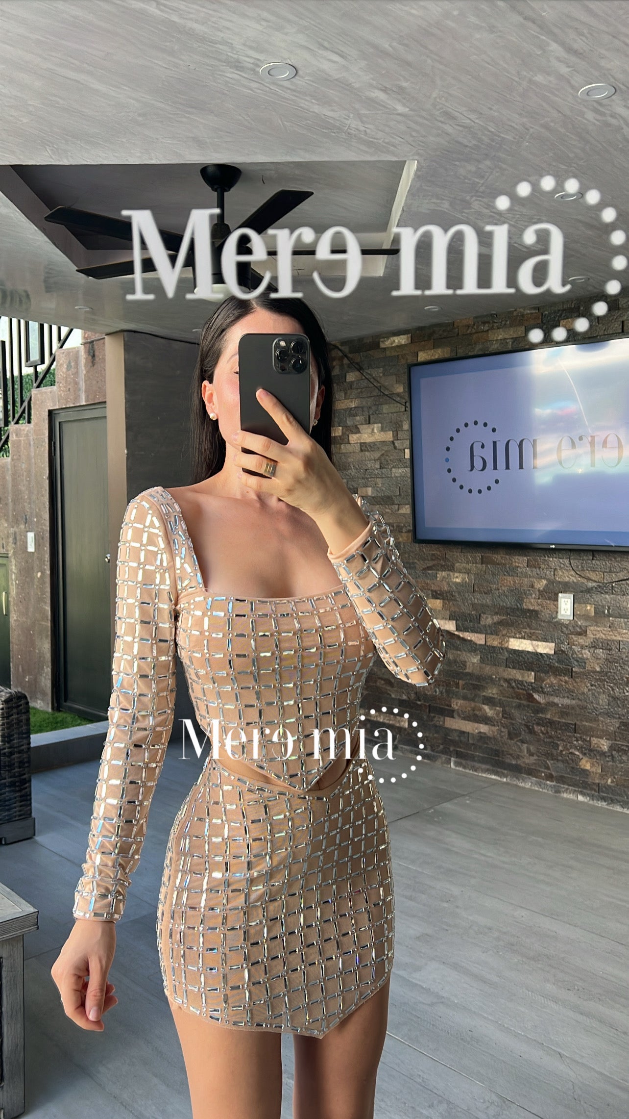 Conjunto nude rect