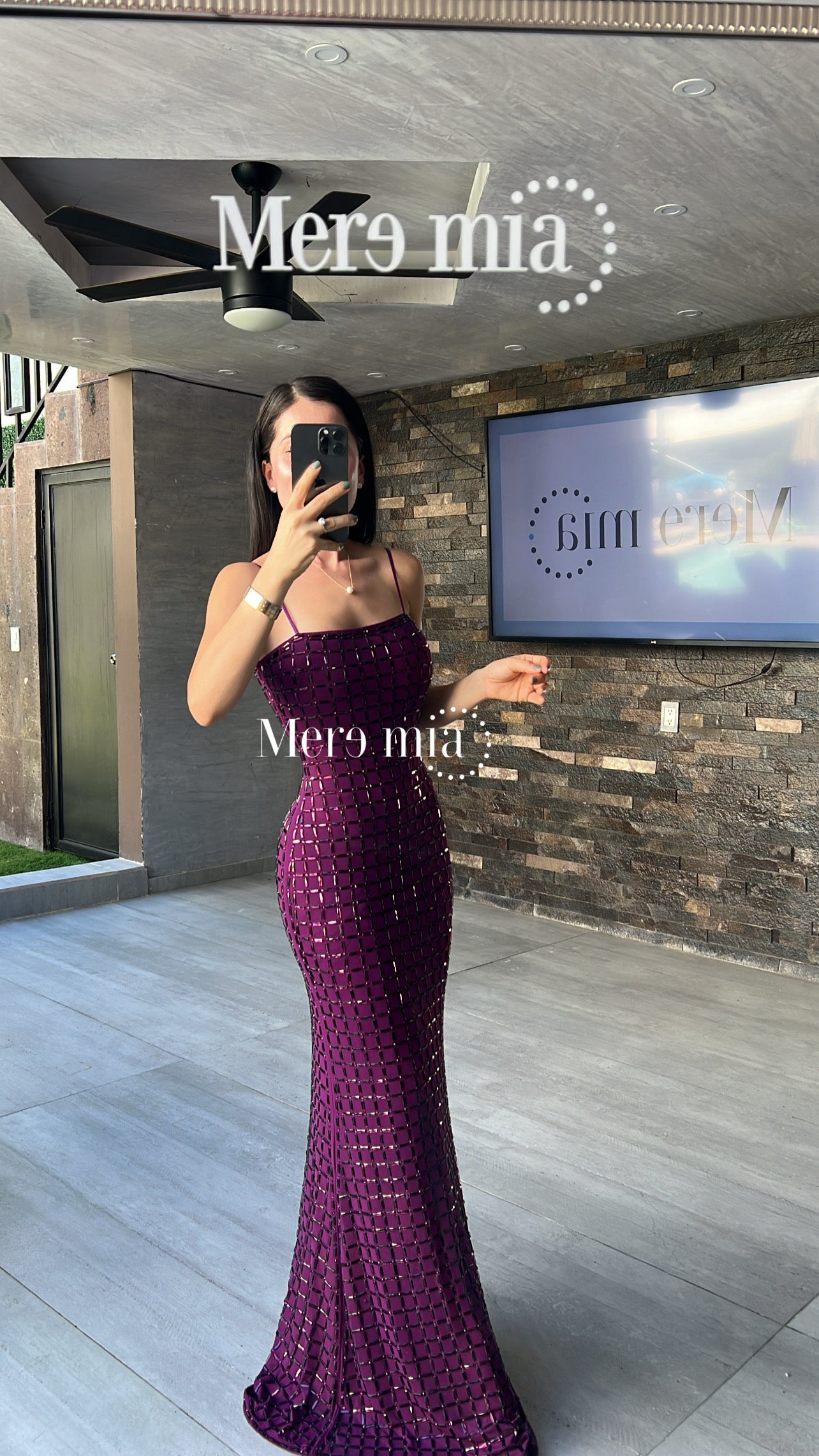 Vestido uva apl