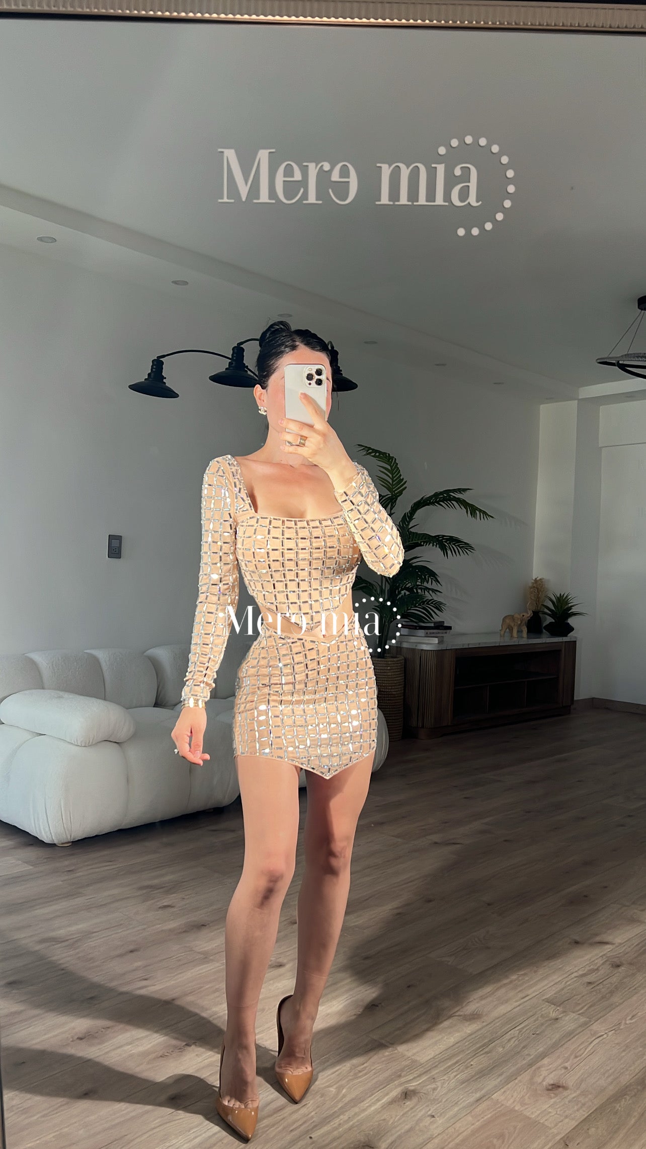 Conjunto nude rect