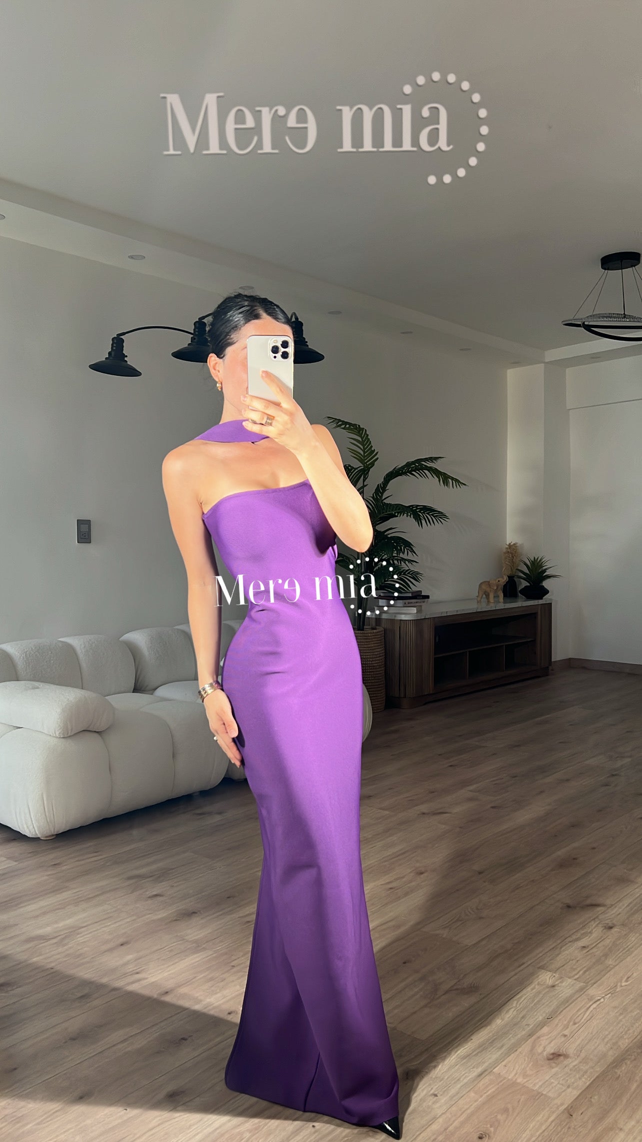 Vestido uva halter