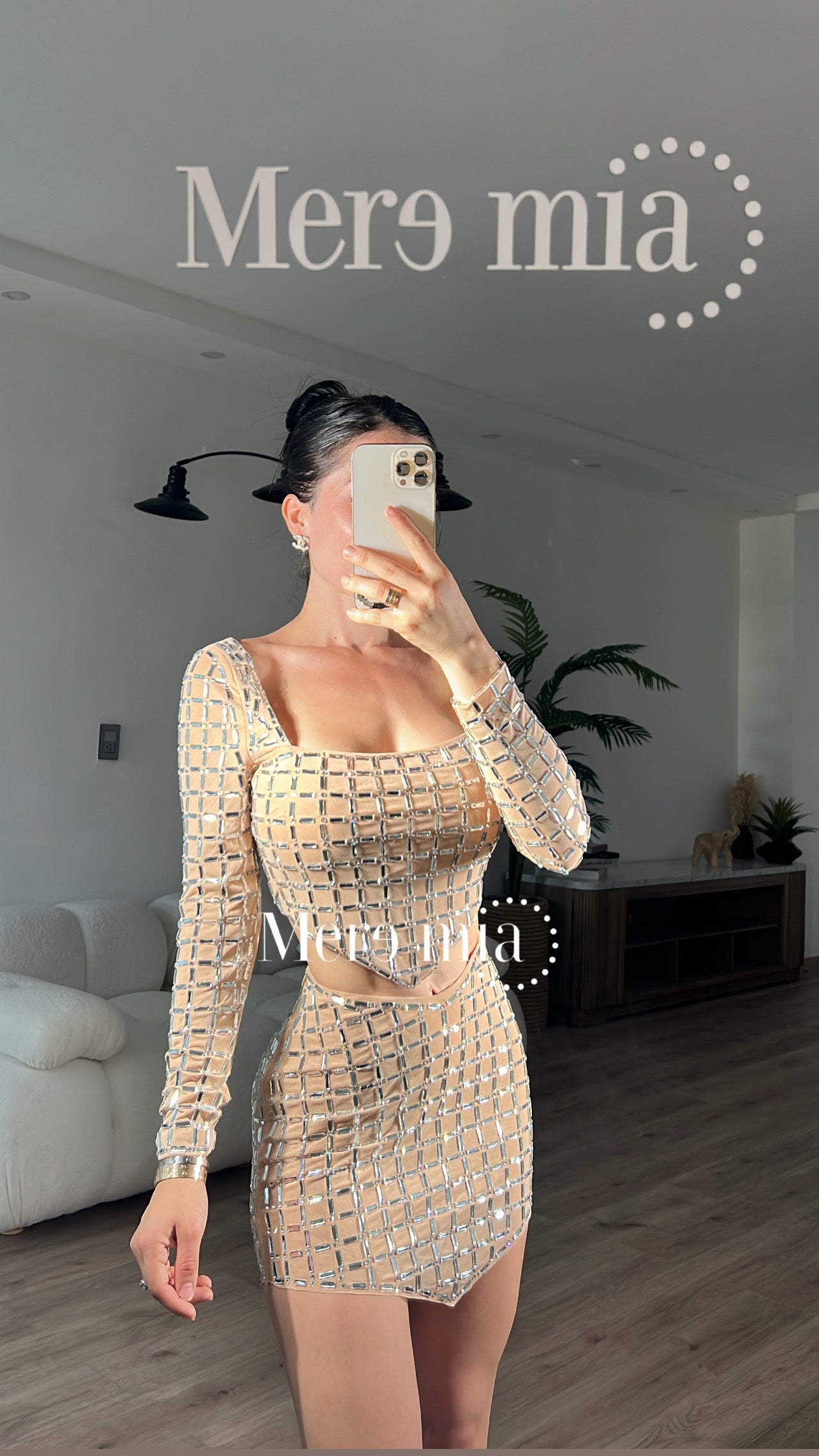 Conjunto nude rect