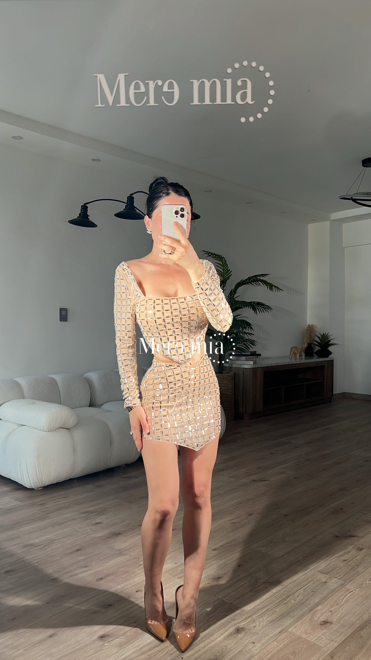 Conjunto nude rect