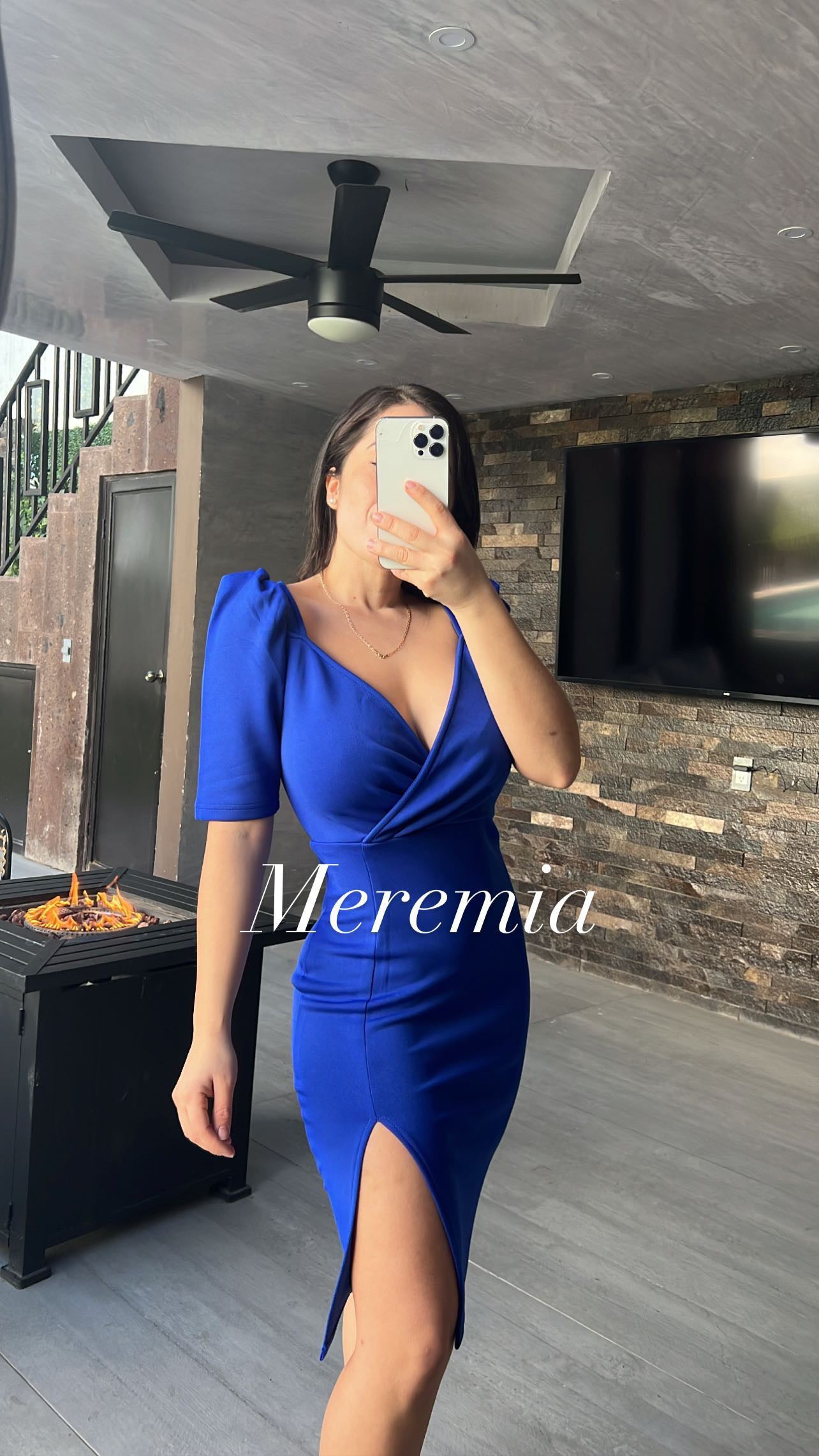 Belgrade Mujer Vestido Azul Outfit Vestido Corto Azul Rey Vestido